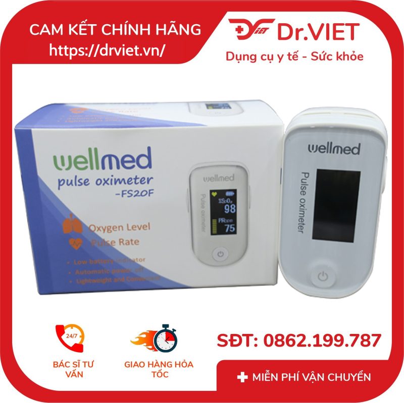Máy đo nồng độ oxy trong máu SPO2 Wellmed FS20F