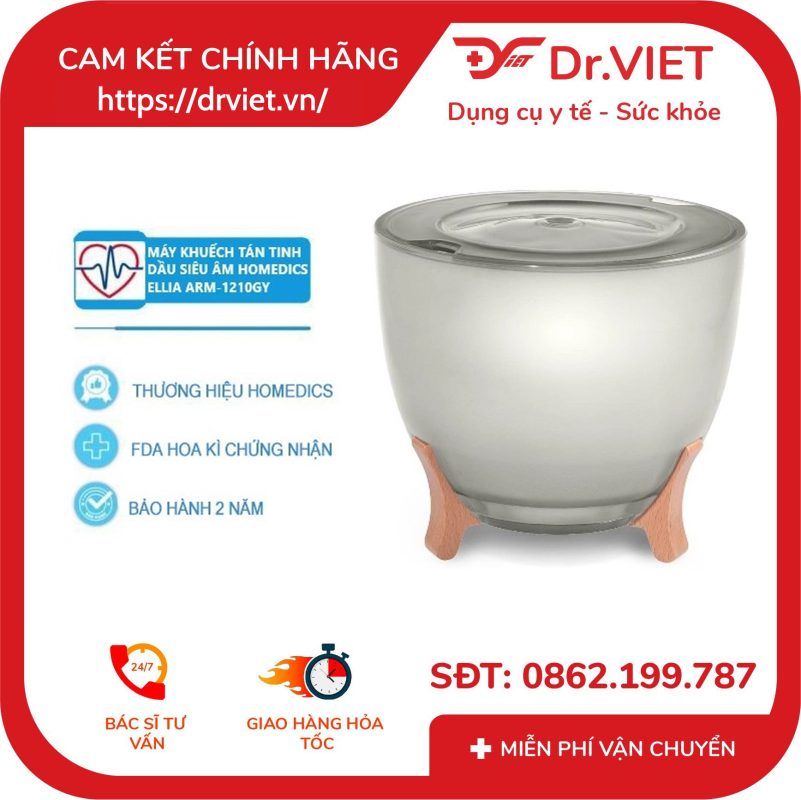 Máy khuếch tán tinh dầu siêu âm Ellia ARM-1210GY 18 Máy khuếch tán tinh dầu siêu âm Ellia ARM-1210GY