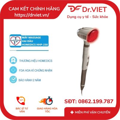 Máy massage cầm tay 2 đầu Homedics HHP-230 16 Máy massage cầm tay 2 đầu Homedics HHP-230