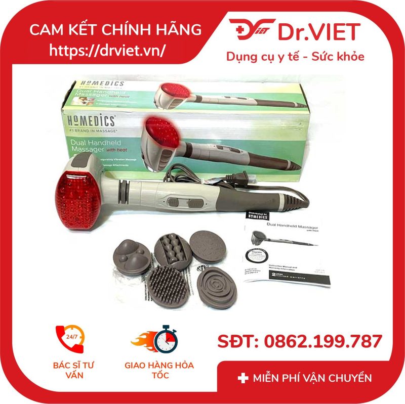 Máy massage cầm tay 2 đầu Homedics HHP-230