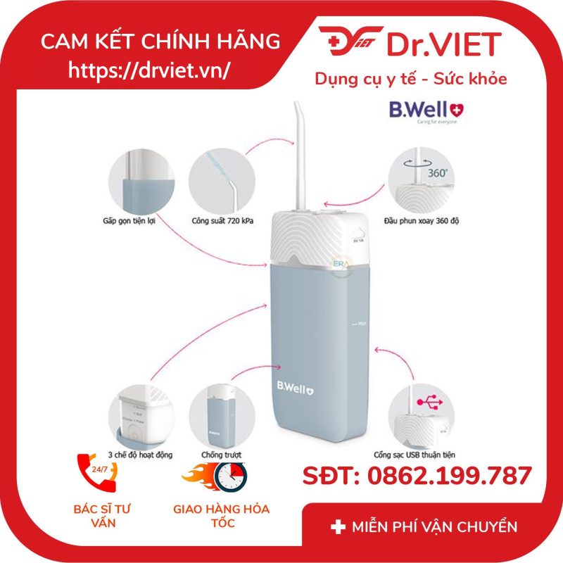 Máy tăm nước B.Well Swiss PRO-913 11 Máy tăm nước B.Well Swiss PRO-913