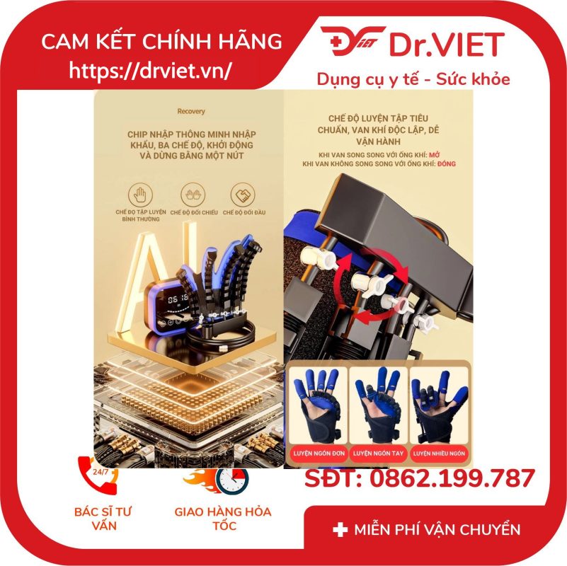 Máy tập phục hồi chức năng bàn tay và ngón tay Model A8