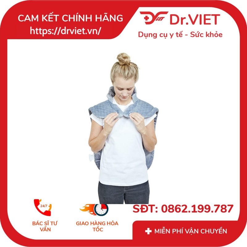 Tấm choàng vai cổ làm ấm và massage Homedics HPM-W36ALJ