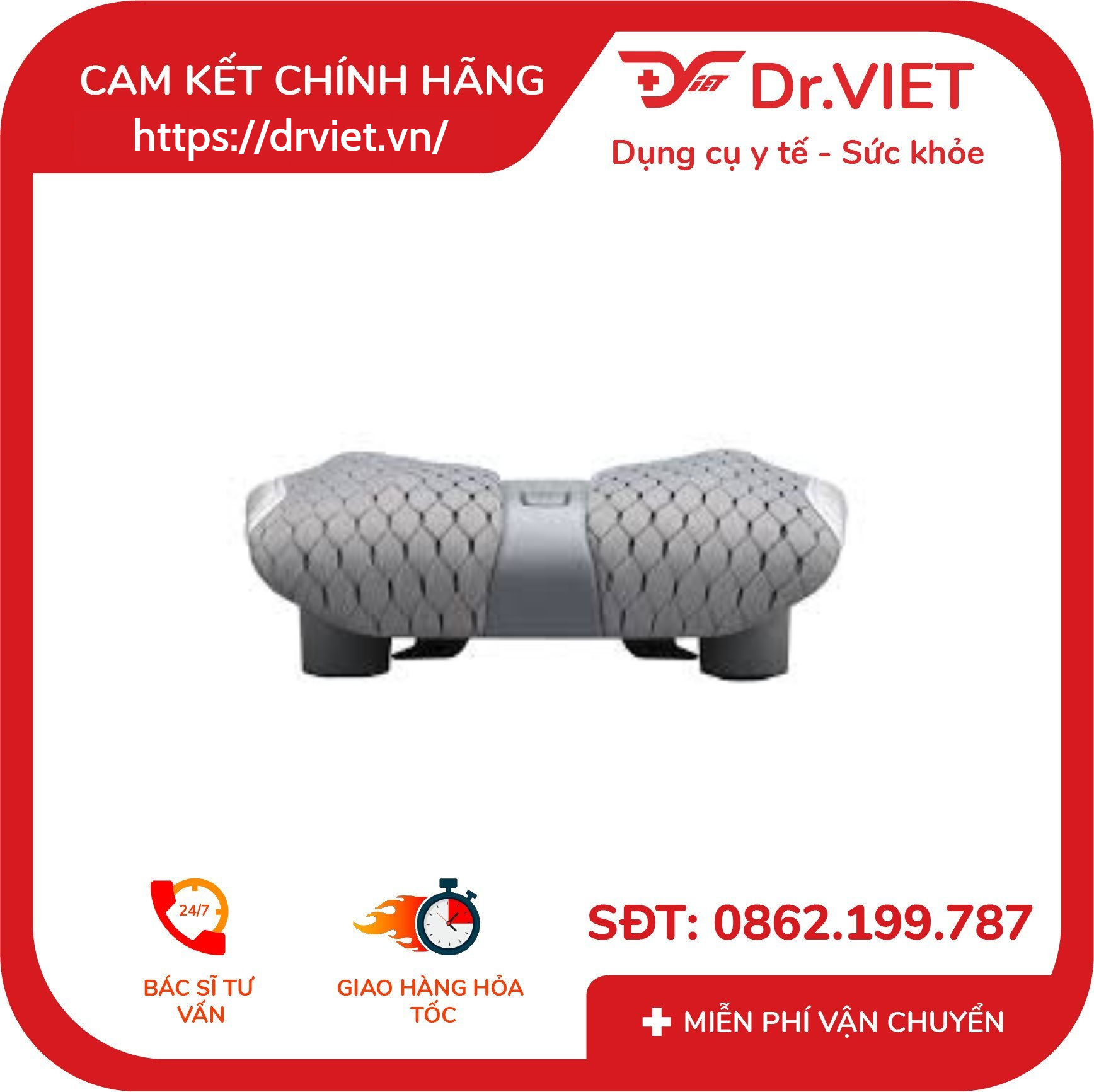 Máy massage chân kèm nhiệt hồng ngoại FMS-273HJ