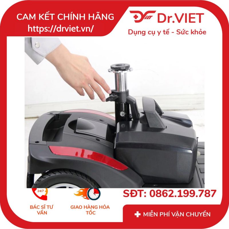Xe lăn điện Runner Scooter điện 4 bánh Runner T4KD 15 Xe lăn điện Runner Scooter điện 4 bánh Runner T4KD