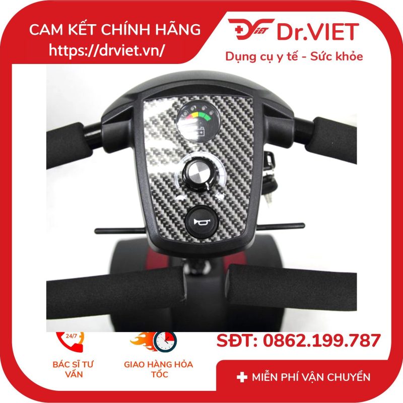 Xe lăn điện Runner Scooter điện 4 bánh Runner T4KD 16 Xe lăn điện Runner Scooter điện 4 bánh Runner T4KD