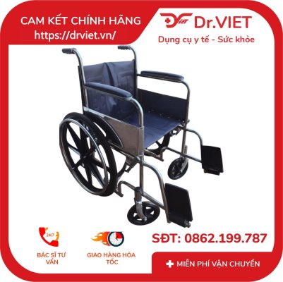 Xe lăn tay inox Đức Cường DCX02