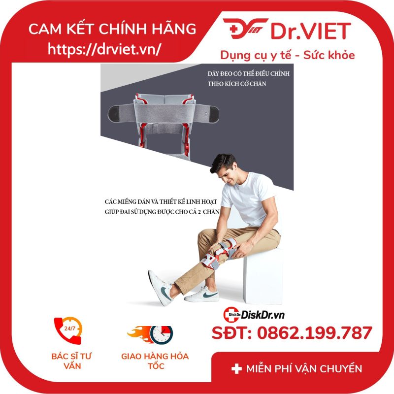 Đai kéo giãn bảo vệ khớp gối DiskDr. SP1600 Hàn Quốc (Bản cao cấp) 17 Đai kéo giãn bảo vệ khớp gối DiskDr. SP1600 Hàn Quốc (Bản cao cấp)