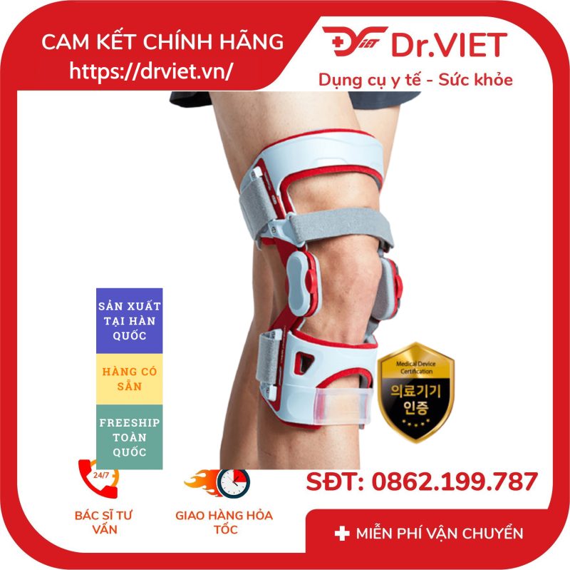 Đai kéo giãn bảo vệ khớp gối DiskDr. SP1600 Hàn Quốc (Bản cao cấp)