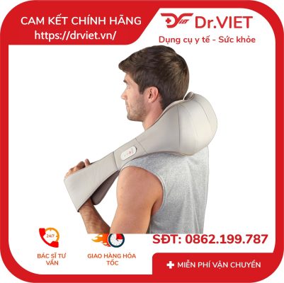 Đai massage cổ vai gáy HoMedics NMS-675H 17 Đai massage cổ vai gáy pin sạc công nghệ 3D SHIATSUTALK điều khiển bằng giọng nói HoMedics NMS-675H