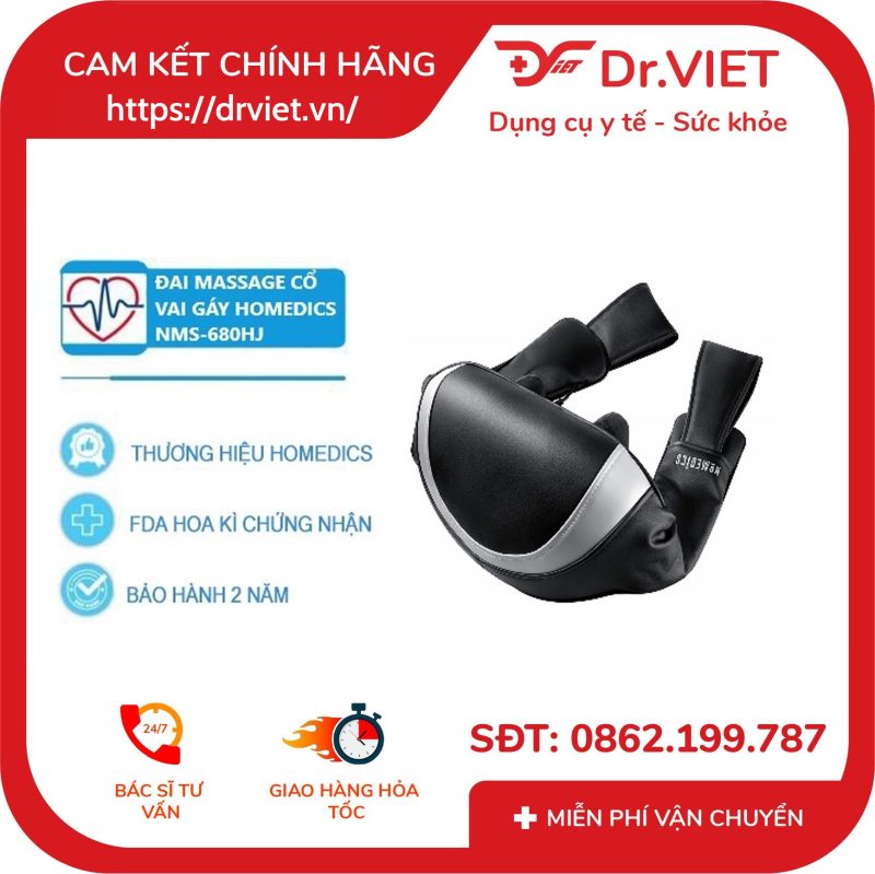 Máy massage cổ và vai gáy SHIATSU 3D Tru Touch NMS-680HJ