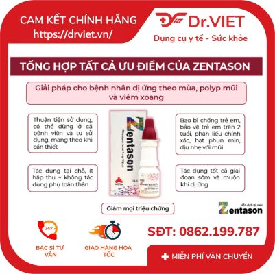 Dung Dịch Xịt Mũi Zentason 14,4ml 14 Dung Dịch Xịt Mũi Zentason 14,4ml