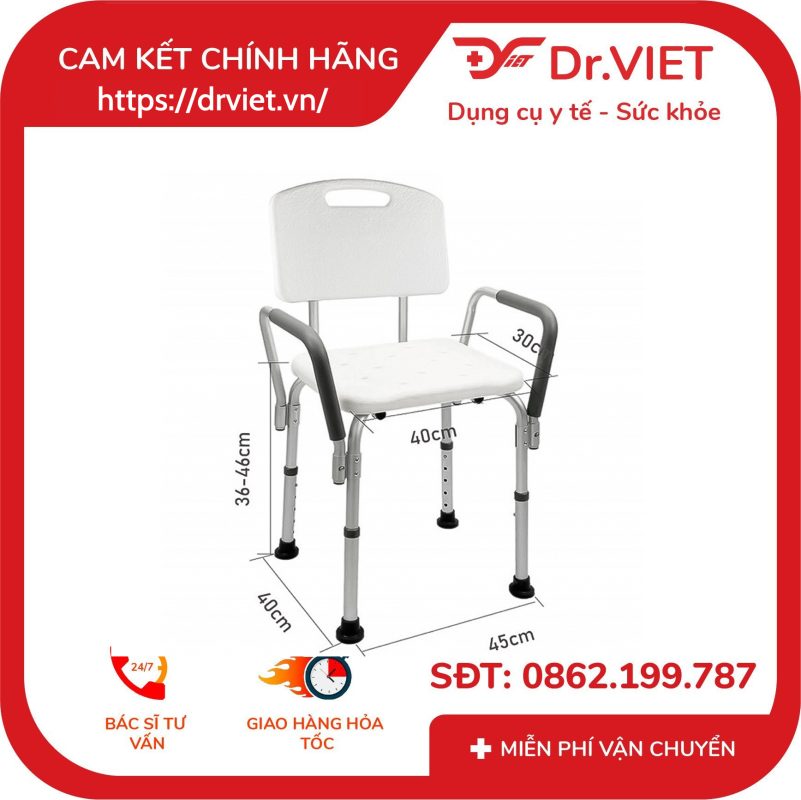 Ghế Tắm Khung Nhôm Tựa Lưng Lucass SC-98TL 11 Ghế Tắm Khung Nhôm Tựa Lưng Lucass SC-98TL