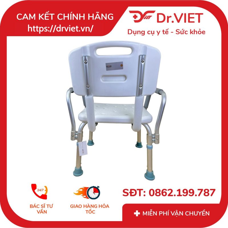Ghế Tắm Khung Nhôm Tựa Lưng Lucass SC-98TL 10 Ghế Tắm Khung Nhôm Tựa Lưng Lucass SC-98TL