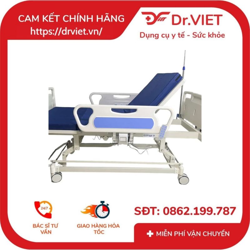 Giường Cấp Cứu ICU TJM-GD08 có các chức năng: Nâng lưng góc 0-70 độ, phù hợp với những người bệnh bị trào ngược dạ dày, người bệnh có các bệnh liên quan đến đường hô hấp. 10 Giường Cấp Cứu ICU TJM-GD08 có các chức năng: Nâng lưng góc 0-70 độ, phù hợp với những người bệnh bị trào ngược dạ dày, người bệnh có các bệnh liên quan đến đường hô hấp.