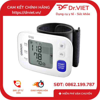 Máy đo huyết áp cổ tay OMRON HEM-6181 Chính hãng-Công nghệ Intellisense tự động hoàn toàn, đơn giản, dễ sử dụng, cho kết quả chính xác tuyệt đối - HỘP 8 Máy đo huyết áp cổ tay OMRON HEM-6181 Chính hãng-Công nghệ Intellisense tự động hoàn toàn, đơn giản, dễ sử dụng, cho kết quả chính xác tuyệt đối - HỘP