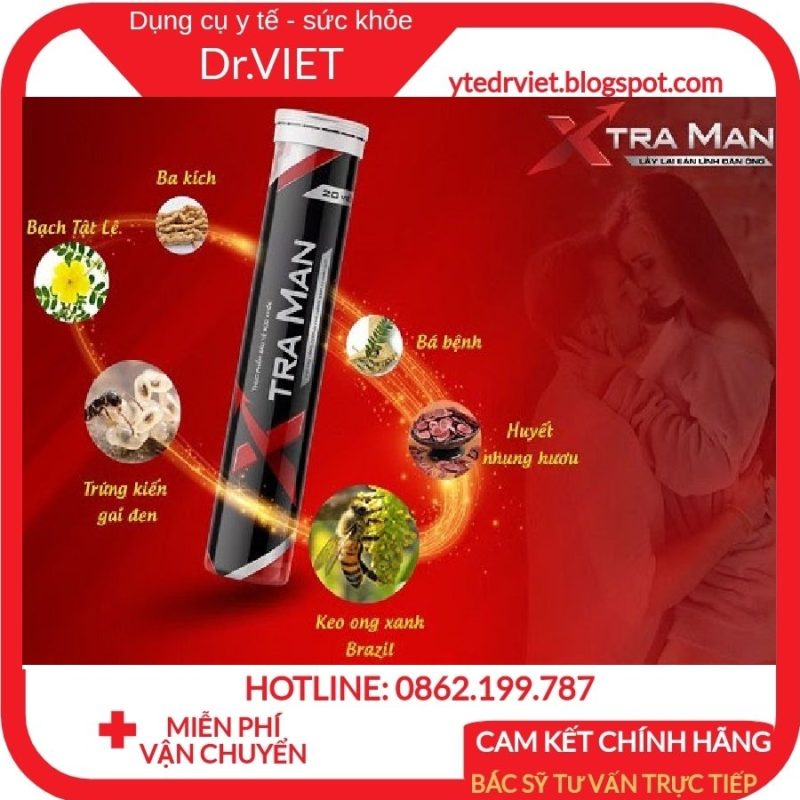 Viên Sủi Xtraman Giúp Bổ Thận Tráng Dương, Tăng Cường Chức Năng Sinh Lý Nam Giới, Cải thiện vấn đề suy giảm ham muốn, Hỗ trợ chữa liệt dương; rối loạn cương dương,xuất tinh sớm, giúp tăng ham muốn; Giúp cương dương