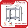 Xe đẩy dụng cụ tiêm nhựa ABS loại 2 tầng không hộc 1 Xe đẩy dụng cụ tiêm nhựa ABS loại 2 tầng không hộc