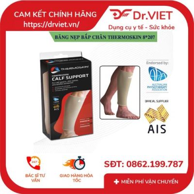 [HCM]Băng nẹp bắp chân Thermoskin Calf Shin chính hãng Australia-Cố định bắp chân-Chất liệu thoáng khí bền đẹp
