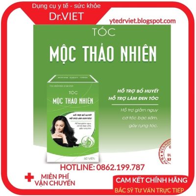 TÓC MỘC THẢO NHIÊN - Hộp 60 viên Hỗ trợ bổ huyết, làm đen tóc, giảm nguy cơ tóc bạc sớm, gãy rụng tóc, thưa xơ, chẻ ngọn 4 TÓC MỘC THẢO NHIÊN - Hộp 60 viên Hỗ trợ bổ huyết, làm đen tóc, giảm nguy cơ tóc bạc sớm, gãy rụng tóc, thưa xơ, chẻ ngọn