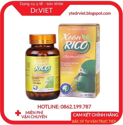 XOAN RICO - Hộp 60 viên đánh bật viêm xoan viêm mũi dị ứng cấp mãn tính tái tạo niêm mạc mũi đào thải dịch nhầy mũi hỗ trợ viêm hô hấp viêm phế quản hóa đàm (đờm) giảm đau nhức đầu cho cảm hoặc xoan giảm ngạt mũi - Hộp 4 XOAN RICO - Hộp 60 viên đánh bật viêm xoan viêm mũi dị ứng cấp mãn tính tái tạo niêm mạc mũi đào thải dịch nhầy mũi hỗ trợ viêm hô hấp viêm phế quản hóa đàm (đờm) giảm đau nhức đầu cho cảm hoặc xoan giảm ngạt mũi - Hộp
