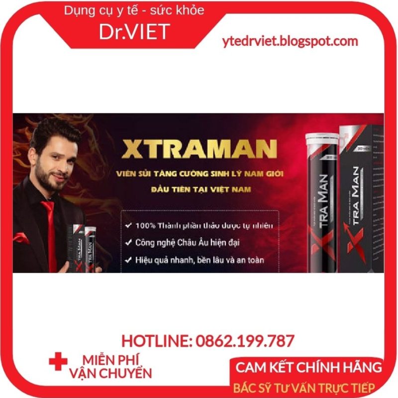 Viên Sủi Xtraman Giúp Bổ Thận Tráng Dương, Tăng Cường Chức Năng Sinh Lý Nam Giới, Cải thiện vấn đề suy giảm ham muốn, Hỗ trợ chữa liệt dương; rối loạn cương dương,xuất tinh sớm, giúp tăng ham muốn; Giúp cương dương