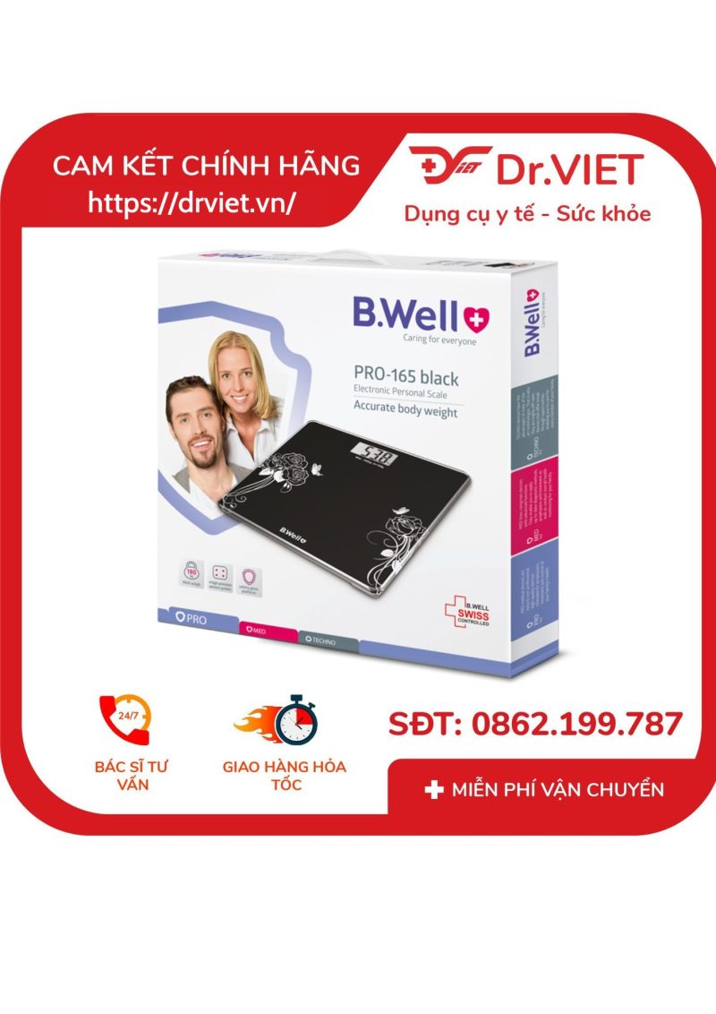 Cân sức khoẻ điện tử B.Well Swiss PRO-165