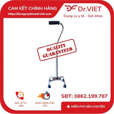 Gậy 4 chân đế thấp cán cong LUCASS B-934 - cái 6 Gậy 4 chân đế thấp cán cong LUCASS B-934 - cái
