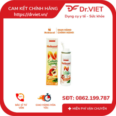 Dung dịch xịt mũi Nebusal Coleus Spray baby 1.3% 12 Dung dịch xịt mũi Nebusal Coleus Spray baby 1.3%