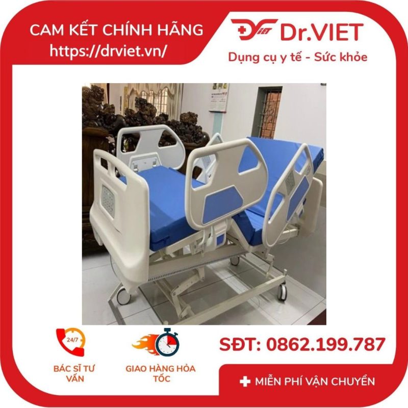 Giường Cấp Cứu ICU TJM-GD08 có các chức năng: Nâng lưng góc 0-70 độ, phù hợp với những người bệnh bị trào ngược dạ dày, người bệnh có các bệnh liên quan đến đường hô hấp.