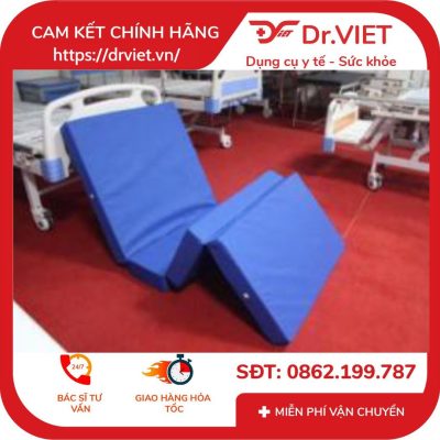 Nệm giường 1,2,3 tay quay - Xanh 9 Nệm giường 1,2,3 tay quay - Xanh
