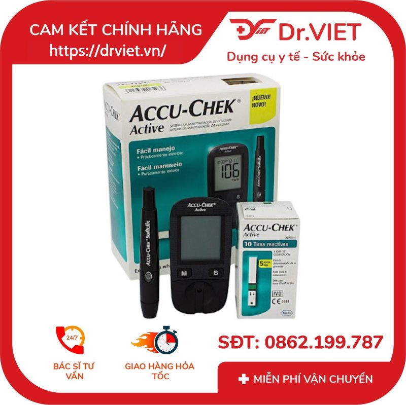 Máy đo đường huyết Accu-Chek Active