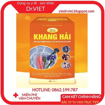 Khớp Khang Hải - Hỗ trợ đau xương khớp, bôi trơn khớp, thoái hoá khớp, thoát vị đĩa đệm, thoái hoá cột sống cổ, vai,lưng 4 Khớp Khang Hải - Hỗ trợ đau xương khớp, bôi trơn khớp, thoái hoá khớp, thoát vị đĩa đệm, thoái hoá cột sống cổ, vai,lưng