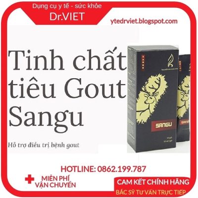 Tiêu Gout Sangu- Cân bằng acid uric máu, tiêu diệt gout, Giảm đau, tiêu sưng, kiểm soát cơn đau gout, ngừa ung thư xương 4 Tiêu Gout Sangu- Cân bằng acid uric máu, tiêu diệt gout, Giảm đau, tiêu sưng, kiểm soát cơn đau gout, ngừa ung thư xương