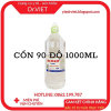 Cồn 90 độ Vĩnh Phúc 1000ml , Dùng để diệt khuẩn dụng cu y tế, bề mặt trong y tế,vi khuẩn Staphylococcus aureus, Pseudomona, Sát trùng vết thương: Tẩm cồn vào bông bôi lên chỗ cần sát trùng, Vệ sinh dụng cụ y tế - Drviet
