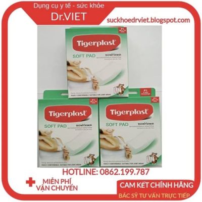 Băng vết thương co giãn Tigerplast Sensitive cao cấp 80x100mm 10pcs 6 Băng vết thương co giãn Tigerplast Sensitive cao cấp 80x100mm 10pcs