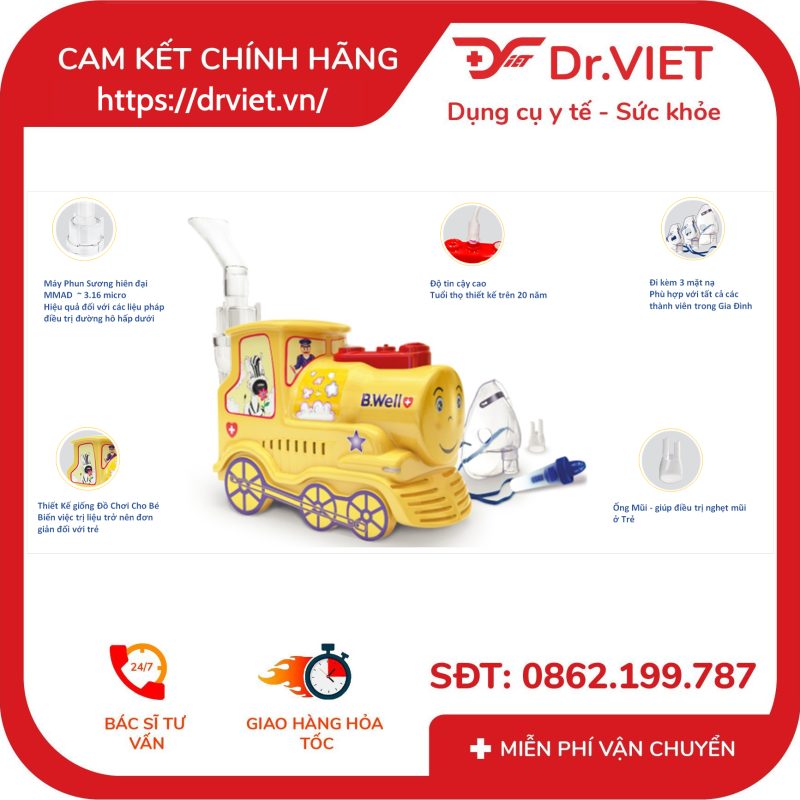 Máy xông mũi họng B.Well Swiss PRO-115 17 Máy xông mũi họng B.Well Swiss PRO-115