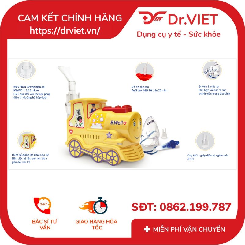 Máy xông mũi họng B.Well Swiss PRO-115 18 Máy xông mũi họng B.Well Swiss PRO-115