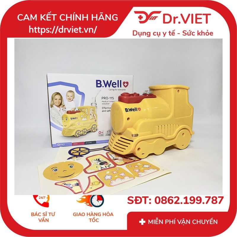 Máy xông mũi họng B.Well Swiss PRO-115