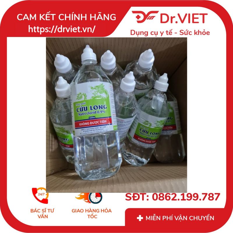 Nước muối Cửu Long giúp sát khuẩn, súc miệng 13 Nước muối Cửu Long giúp sát khuẩn, súc miệng