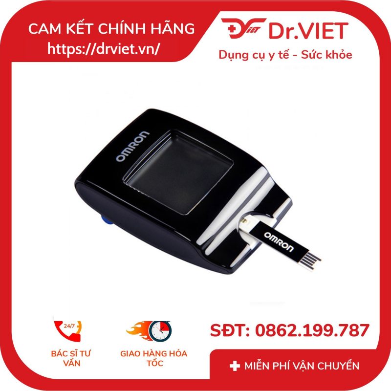 Alternative view of Que thử Đường Huyết Omron HMG-112 hộp 25 que