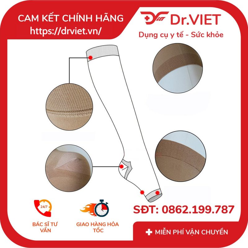 Vớ gối y khoa Biohealth Classic I