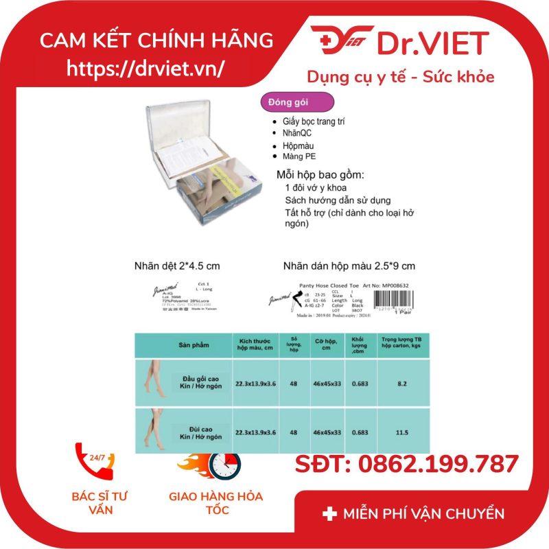 Vớ gối y khoa Jianimed