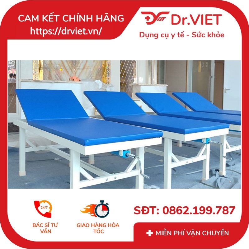 Bàn khám bệnh Tajermy tay quay A02-II