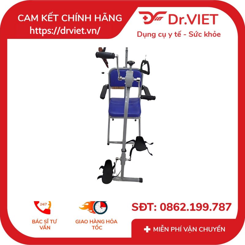 Ghế tập phục hồi chức năng 3 in 1 DVC23 cho người tai biến 12 Ghế tập phục hồi chức năng 3 in 1 DVC23 cho người tai biến