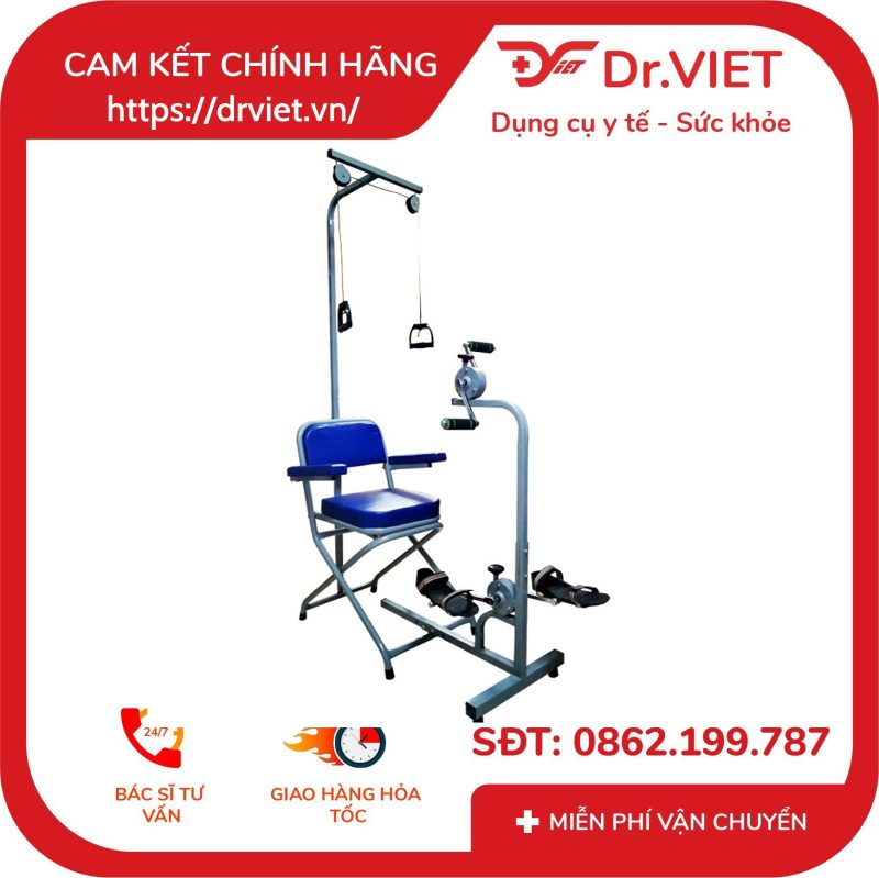 Ghế tập phục hồi chức năng 3 in 1 DVC23 cho người tai biến