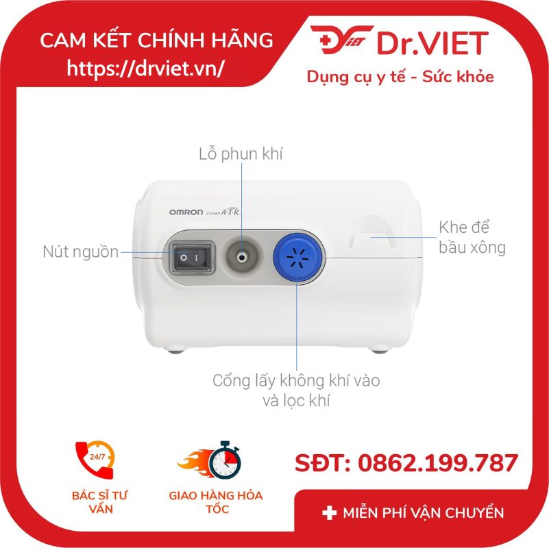 Máy xông mũi họng Omron NE-C28