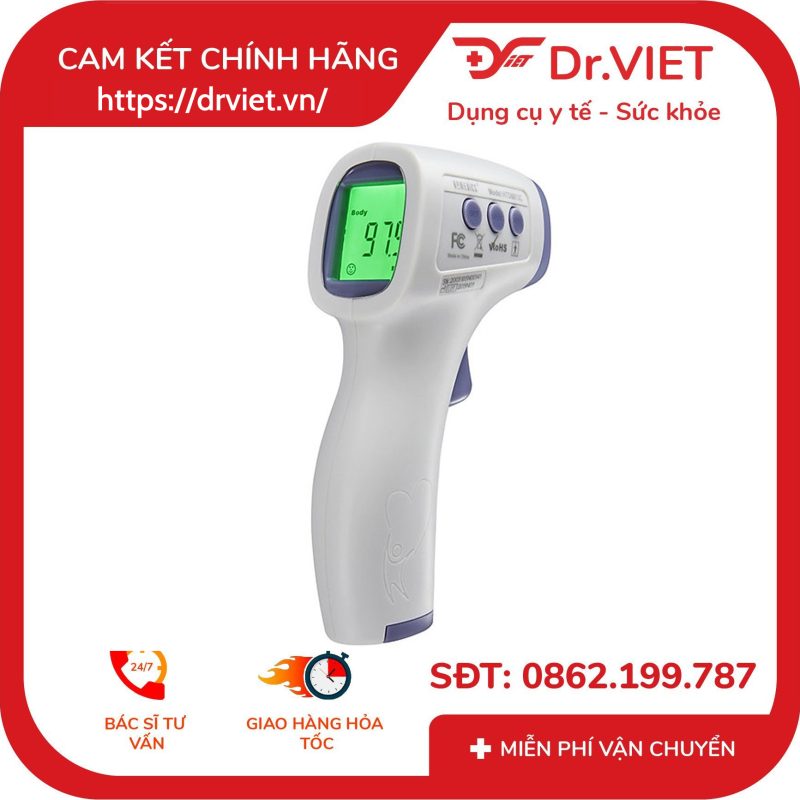 Nhiệt kế hồng ngoại không tiếp xúc chứng nhận FDA Hoa Kỳ HoMedics TIE-240