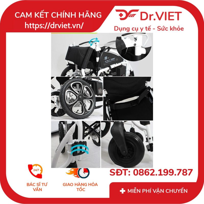 Xe lăn điện Cao cấp MAIDESITE DLY-6009