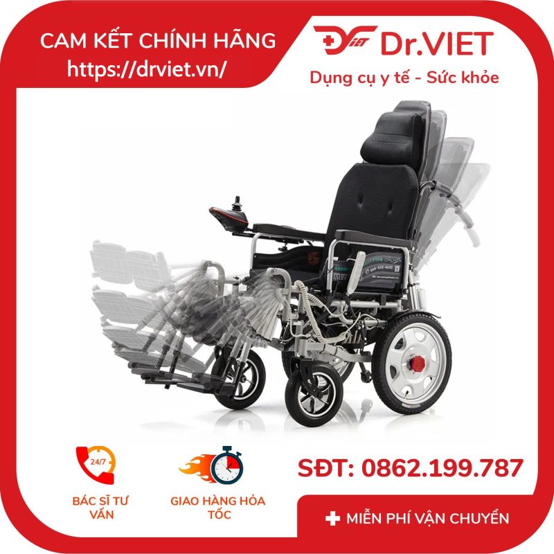 Xe lăn điện đa năng ngã nằm TAJERMY TJM-XD05